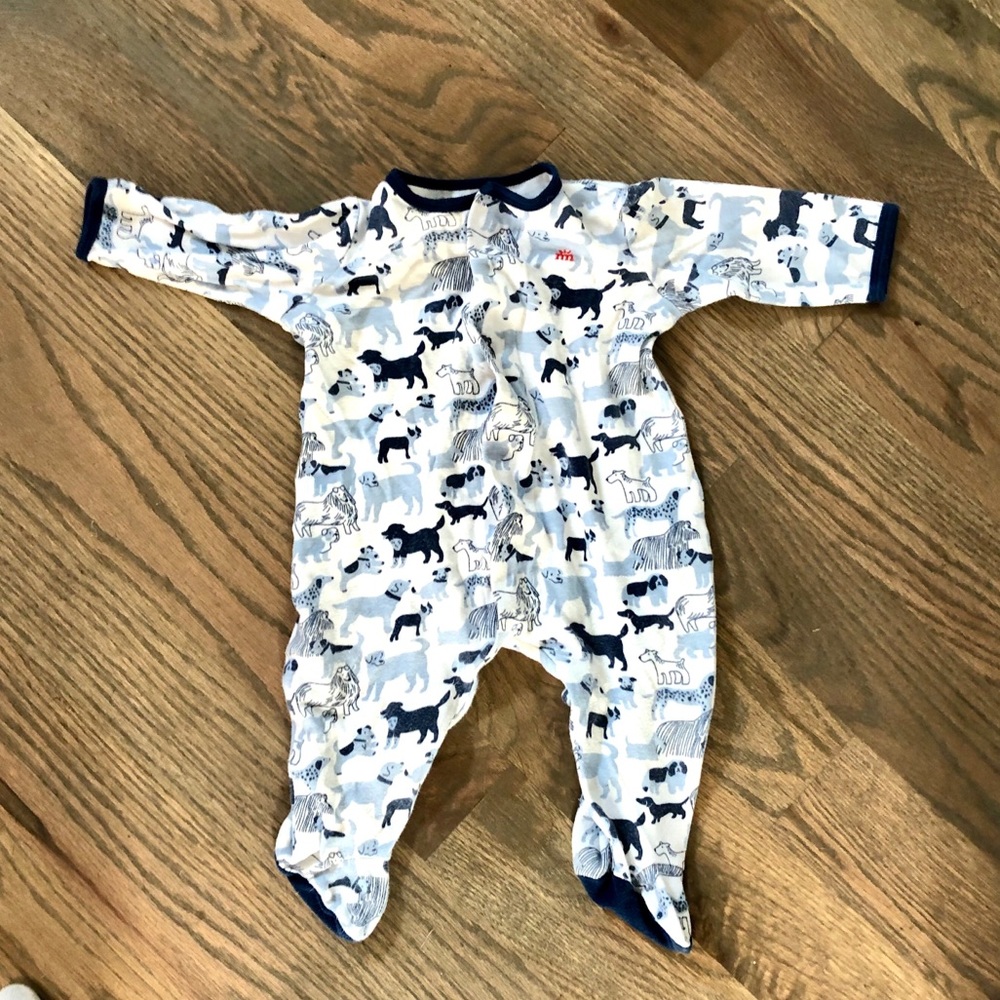 Magnetic Me Blue bodysuit 3 - 6 M